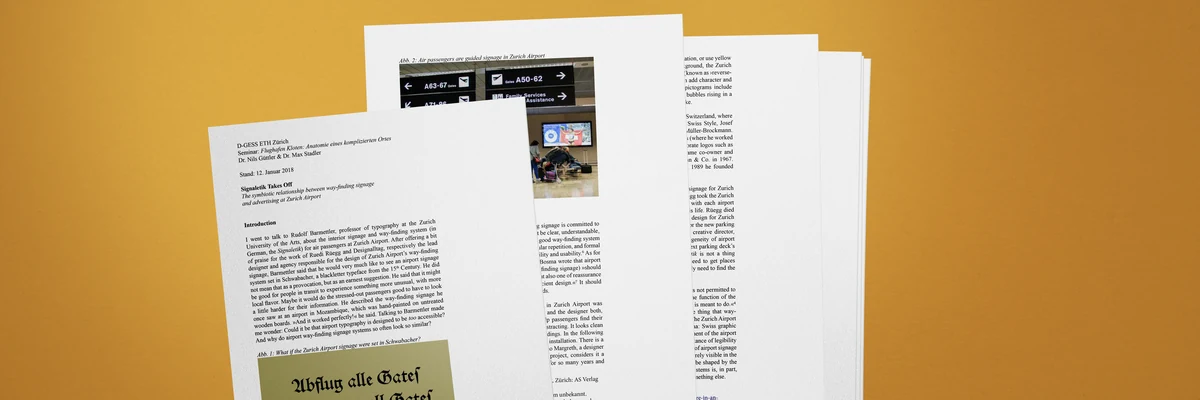 Artikel D-GESS ETH Zürich