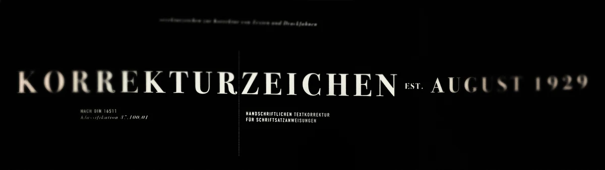 Projektabbildung Korrekturzeichen