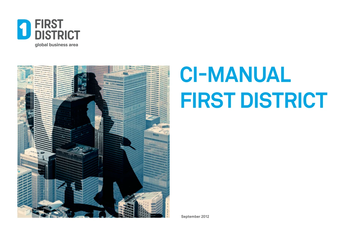 Projektabbildung CI Manual First District Sept2012