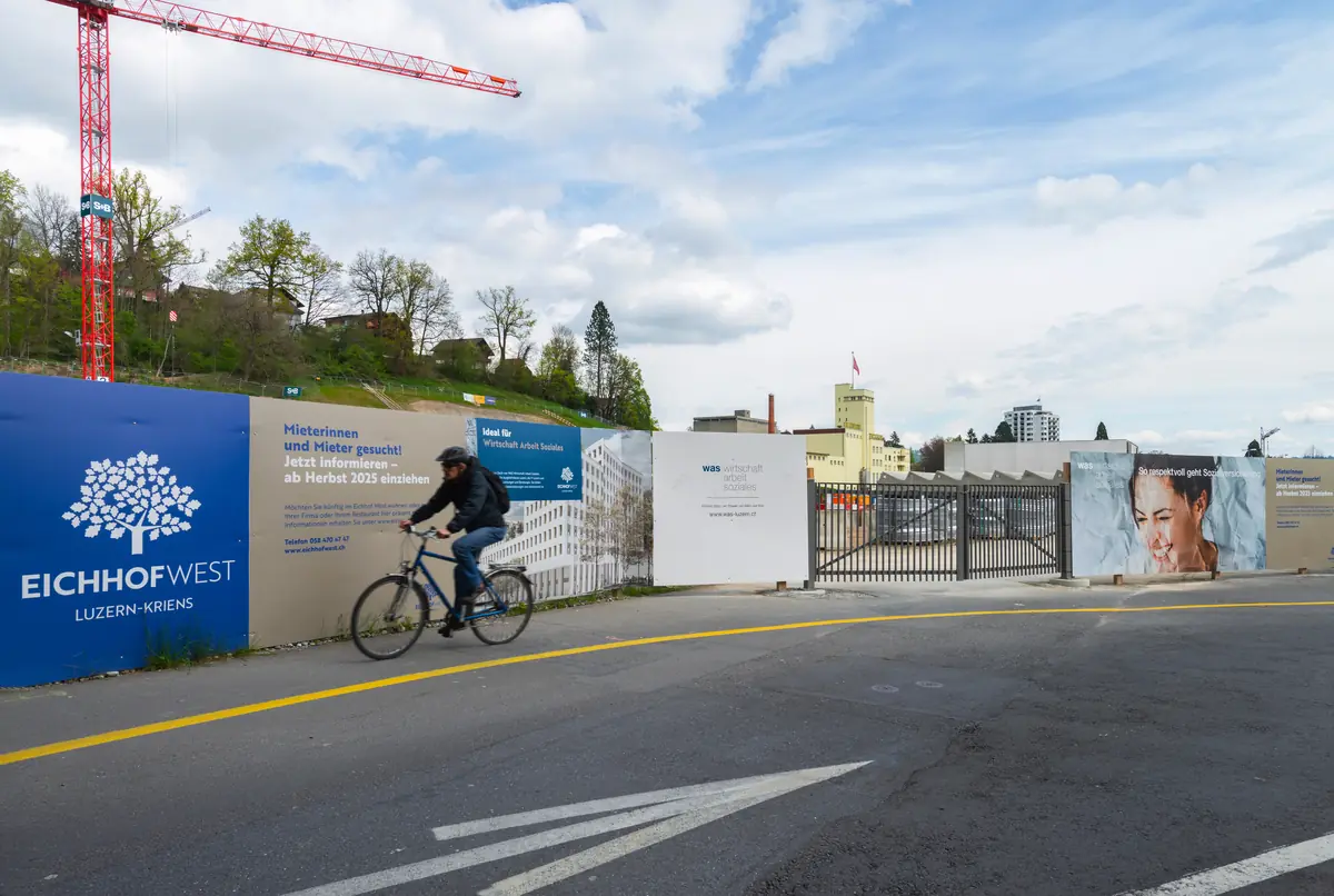 Eichhof West – temporäre Signaletik