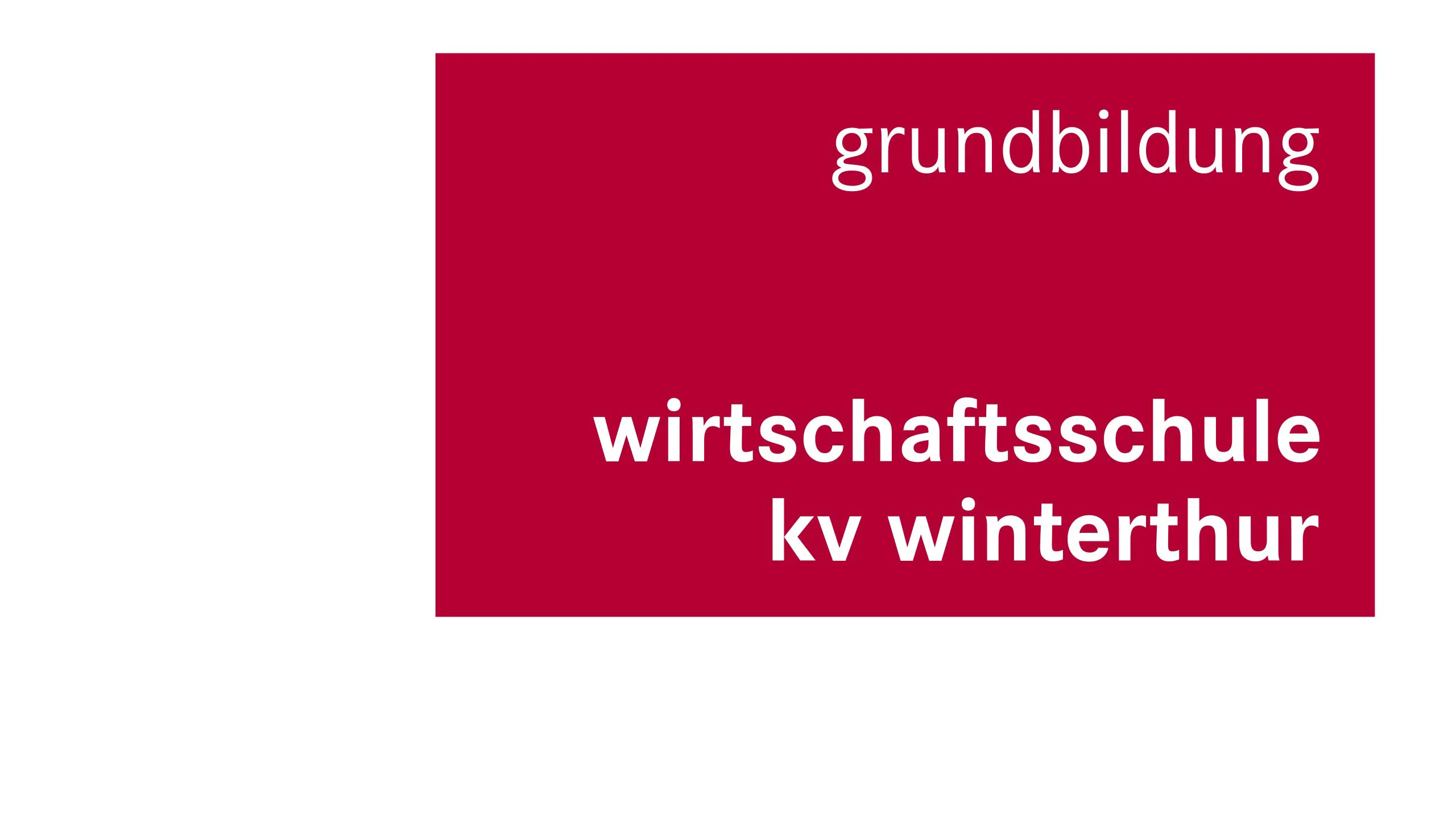 Wirtschftsschule KV Winterthur