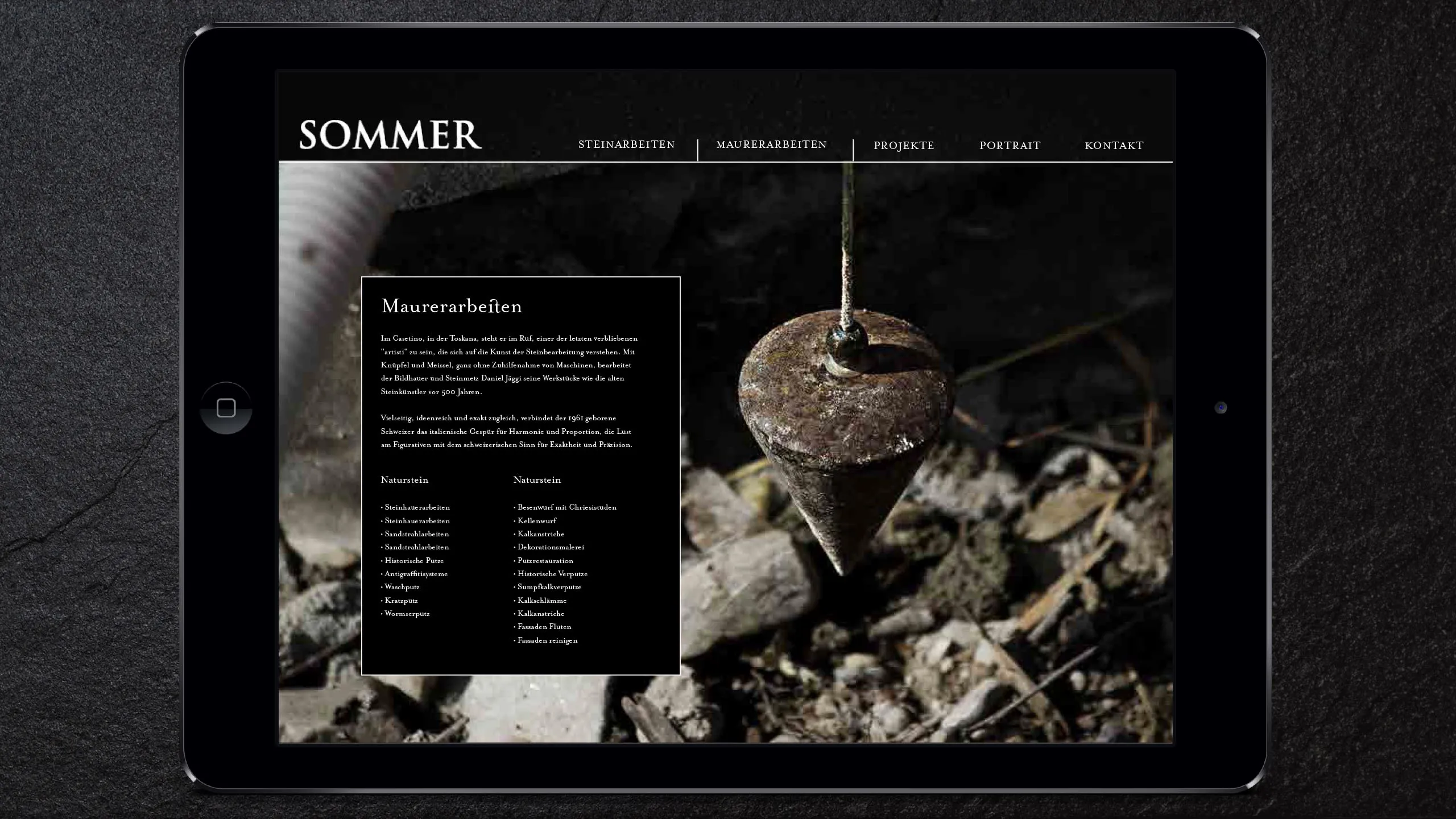 Sommer Stein